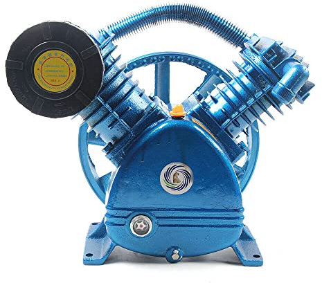 Kit compresseur d'air 5,5 HP - 2 cylindres - 4 kW - 1440 tr/min - 12 bar