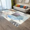 Kunsen 200X300CM Langer Teppich Flur Moderne minimalistische Schlafzimmer-Esszimmerdekoration, Rutschfester niedriger Flor Flokati Teppich grau Flickenteppich Teppich Kinder