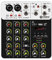 Audio Mixer,D Debra V4 4-channel DJ Mixer with MP3 USB Bluetooth, 48V Phantom Power, Sound Mixing Board for Live, Wedding, Party, Recording Broadcast (White)