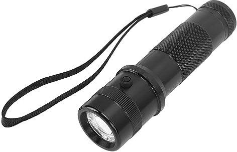 Qcwwy Lampe de poche LED Multicolore en Alliage D'aluminium 10 Couleurs Torche Étanche IPX4 Changement de Couleur pour la randonnée de Pêche