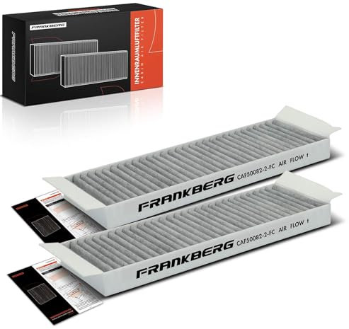 Frankberg 2x Filtro interno Filtro polline Filtro antiparticolato Compatibile con i20 PB PBT 1.2L 1.4L 1.6L Benzina 2008-2015 i20 PB PBT 1.1L 1.4L 1.6L Diesel 2008-2015 Replace# 97133-4P000