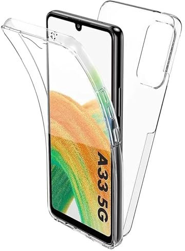 Luoiwei Custodia per Samsung Note 20 Ultra,Custodia protettiva in silicone 360°,Doppio Lato Morbido TPU Protezione Completa Resistente ai graffi Sottile Copertura Della Protezione Dello Schermo,Clear
