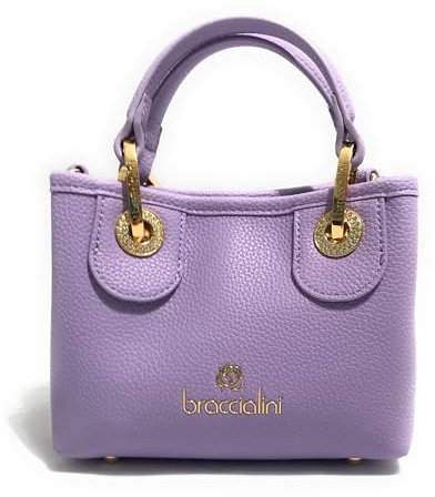 Braccialini Borsa a mano/tracolla Beth lilla B25BR24 B17976 Piccola