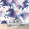 Fantasy-Einhorn-Cartoon Tapete Wandbild 3D Fototapete Weiß Vliestapete Wandtapete Foto für Modernes Design der Fernseh Hintergrund Wand-Kunst-Deko, 200x140 cm