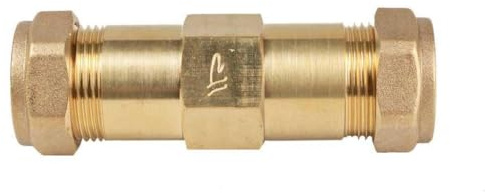 22mm Compression Burst Pipe Repair Coupling Connector Brass Fitting 80mm Long