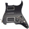 HSH Vorverdrahtetes Stratocaster-Pickguard-Set, Spule, Split, Humbucker-Tonabnehmer, geladener Stratocaster-Plektrumschutz, Ausgang, Stummschalter für Fender American/Mexican Stratocaster Style