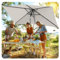 ISOISL Sonnenschirm 200x300CM Beige Gartenschirm Terrassenschirm Sonnenschutz Sonnenschirm Rechteckig Kippbar Großschirm für Balkon,Terrasse,Garten