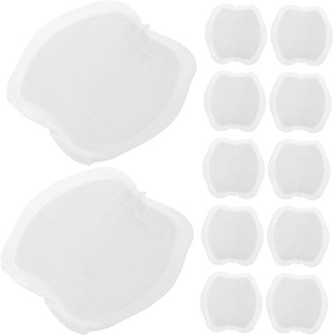 Toyvian Coppette Assorbilatte Usa e Getta 48 Pezzi, Super Assorbenti, Morbide e Traspiranti Non Tessuto, Design Antivento e Antitrabocco per Allattamento