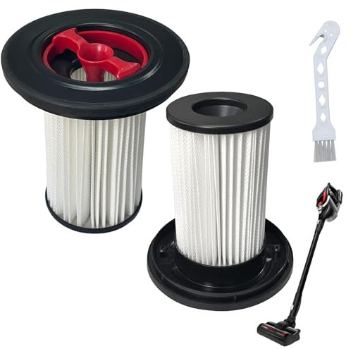 Beaufan Lot de 2 filtres HEPA avec 1 brosse de nettoyage Compatible avec Bosch Unlimited Gen 2 série 8 12036642, 12023349, 12023350