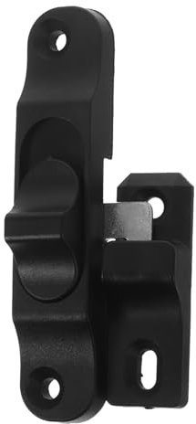 GLEAVI Serrure Porte Moustiquaire Avec Loquet Système De Verrouillage Pour Porte Coulissante Limiteur Réglable Pour Fenêtre