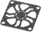 ZAWELIYO Carbon Fiber RC Motor Cooling Fan Cover - Ultra Light Heat Dissipation Protector for 1/8 1/10 RC Cars, RC Cooling Fan Cover (40mm)