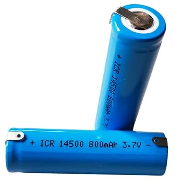 2 Stück 3,7 V 800 mAh Ersatz-Li-Ionen-Akku – kompatibel mit Braun, kompatibel mit Oral-B IO6 IO9 IO8 8N – passend for Typ 3758 3759 3753 – wiederaufladbar for elektrische Zahnbürsten