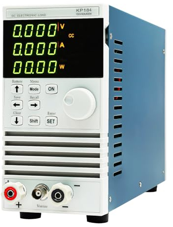 Carico elettronico DC KP184, 400 W, 0-150 V, 0-40 A, tester di carico elettronico singolo canale con CC, CV, CW e CR modalità di carico per driver LED, capacità della batteria, tester di capacità