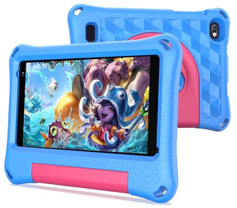 GOZZGEAR Android 13 Kids Tablets 7 inch for Toddler, Parental Control, Free Kids APP,32GB GMS Certified WiFi Dual Camera with Eye Protection, Blue