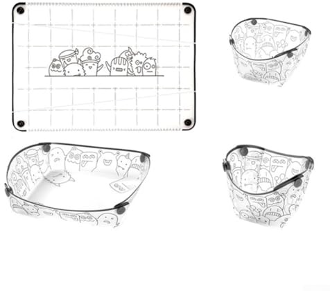 Honseadek Portable Camping Tableware Set with Foldable Plate Bowl and Mug - 4-Piece Travel Cutlery Kit for Hiking, Picnics, Outdoor Adventur