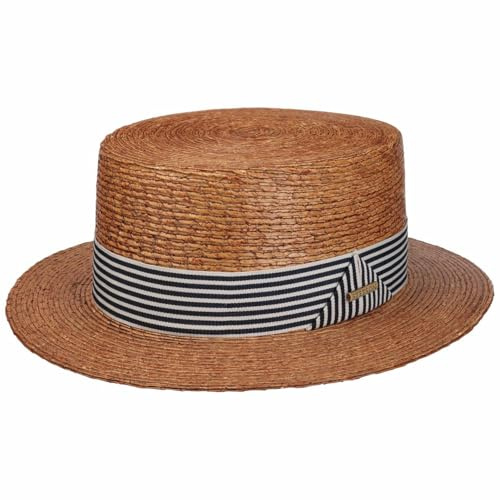 Stetson Chapeau Canotier Averport Homme - de Soleil D'Ete Plage avec Doublure Printemps-ete Printemps Ete