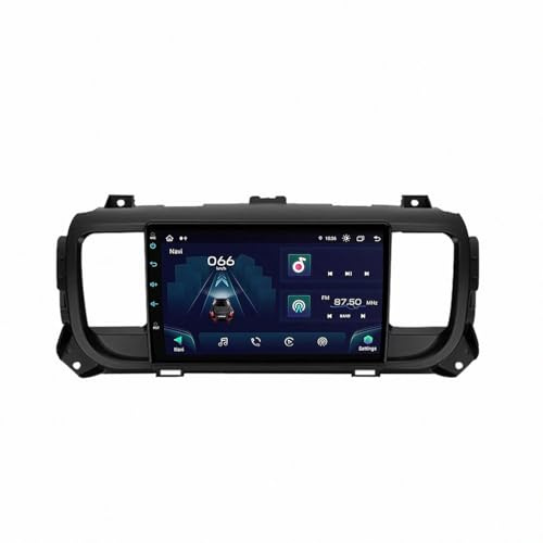 Auto-Navigationssystem für Peugeot Expert 3 Citroen Jumpy 3 2016-2021 Android 15 9 Zoll Car Radio mit Bluetooth GPS WiFi Fm UBS Für, 8 Core 6G+128G