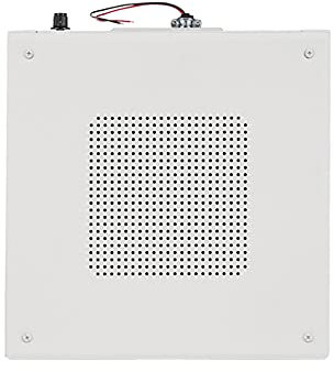 AtlasIED 8 Dual Cone Sound Masking Speaker with 4-Watt 70V Transformer and Enclosure - White