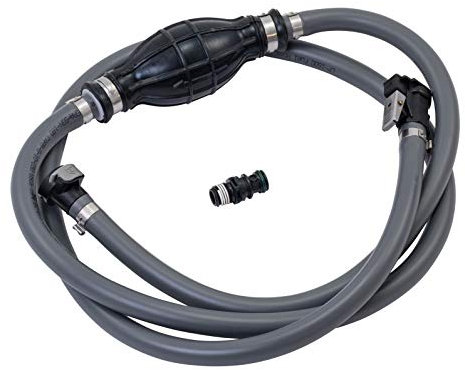 Attwood 93806MUS7 - Kit di tubi carburante per imbarcazioni marine con connettore universale senza spruzzo, 1,8 m x 0,9 cm, Mercury