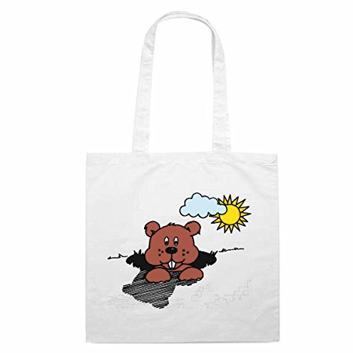 Reifen-Markt Tasche Umhängetasche 10778 Murmeltier Cartoon Spass Fun Kult Film Serie Dvd Cartoon Spass Fun Kult Film Serie D