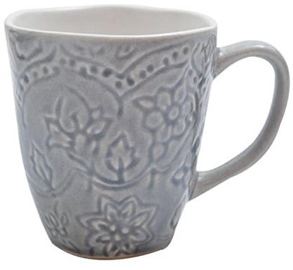 Becher, Tasse Prego Botanic grau ca. 300ml H. 9cm D. 10,5cm A.U Maison WA