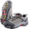 TRIWONDER Steigeisen mit 10 Zähnen, Schuhkrallen, Schuhspikes, Schneeketten, Anti Rutsch Spikes, Ice Grips für Wandern EIS Schnee (Schwarz, L)