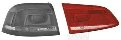 VAN WEZEL Rückleuchte Heckleuchte Rücklicht Links
