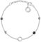 Thomas Sabo Damen-Charm-Armband Farbige Steine 925er Sterlingsilber geschwärzt X0275-641-11-L19v