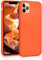 kwmobile Hülle kompatibel mit Apple iPhone 11 Pro Max Hülle - weiches TPU Silikon Case - Cover geeignet für kabelloses Laden - Neon Orange