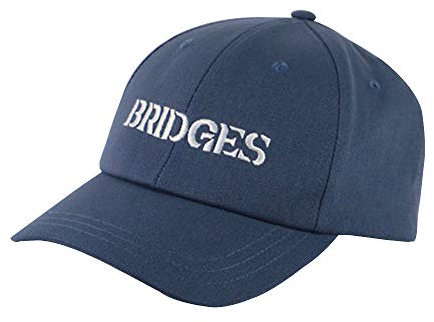 Gamusi Game Stranding Sam Blue Hat Battle Baseball Cap Letter Bridges Unisex Verstellbare Sonnenhüte - Blau - Einheitsgröße