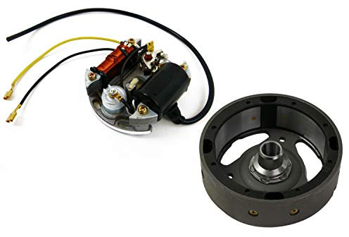 Lichtmaschine passend für Zündapp A 25 Mofa Moped Zündung 6V 17 Watt Lichtmaschine (Rechtsdrehend)