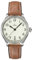 Laco Marineuhr Valencia, Damen- u. Herren Armbanduhr, braunes Lederband, Saphirglas, Ø 39 mm, Miyota 821 A/8217 Automatik, inkl. Etui - 862090