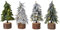 Everlands Micro LED Minibaum Sortiert 28 cm