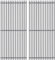 Dongftai Edelstahl-Grillrost-Ersatzteile für Traeger 22 Serie und Pit Boss Pellet-Grills (2 Stück für Traeger 22 Serie)