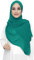 Lina & Lily Damen Muslim Premium Chiffon Hijab Kopftuch Schal aus Leicht Stoff (Persisches Grün)
