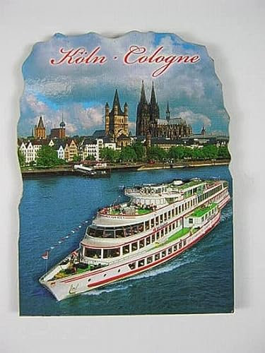 Köln Dom Germany,2D Holz Magnet,Souvenir Deutschland
