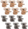 BENBO Set di 12 clip per koala, simpatica matita a canguro, Buddy Koala, orsetto per mouse, clip per animali, koala, peluche, accessori per feste di compleanno