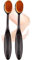 Tukefev Lot de 2 pinceaux Foundointa Magic Brush sans poudre, pratiques sans traces, pinceaux de maquillage fins pour le visage