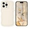 DOMAVER Case for iPhone 14 Pro with Cute Curly Wave 6.1 inch, Soft TPU Silicone Slim Fit Shockproof Phone Case for Girls Women Men, Full Body Protective iPhone 14 Pro Cover, White