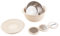 Guangcailun Passoire à Panier de vidange conviviale, pour Cuisine de qualité Alimentaire, Lavable en Acier Inoxydable, passoire avec Fente, Beige