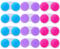 XNIVUIS 12 Pcs Contact Lens Cases Travel Contact Lens Cases Portable Contact Lens Container (Blue, Purple, Rose Red)