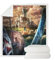 Ranki-ng of Kin-gs Flanell Decke Sofa, Microfaser Winterdecke Warme Anime Blanket, Winter Couchdecke für Kinder Erwachsene-Multicolor 2||150 * 200cm