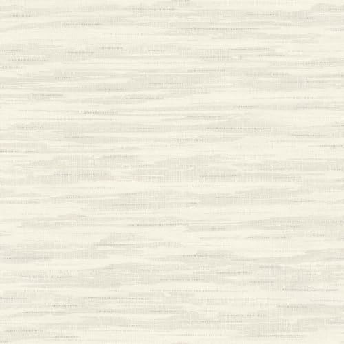 Rasch Vliestapete Wolken 'Amara' - Skandi Vinyl-Tapete in Weiß Creme für ein skandinavisches Wohnambiente - Robust und Abwaschbar - 10,05 m x 0,53 m