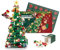 2024 Advent Calendar, Christmas Tree Building Block Set with LED String Lights, 24-Day Christmas Countdown Calendar, Christmas Home Decoration, Toy Gift Box for Boys and Girls, Educational Toy