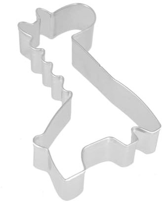 COLLBATH 4pcs Cake Baking Cute Cookie Cutters Animal Cookie Cutters Cookie Cutters for Baking Party Cookie Cutters Mini Cookies Giraffe Shape Unique Cookie Cutters Silver