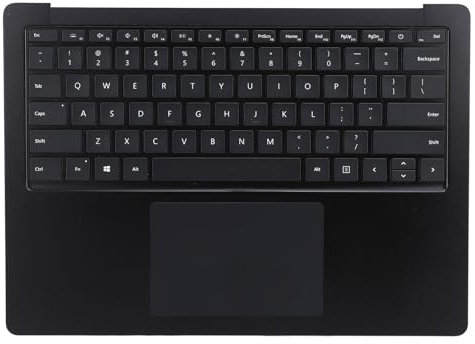 Replacement for Surface Laptop 3 4 5 1951 13.5 Inch, Ultra Slim Full Size Laptop Palmrest Keyboard with Touchpad, Backlit Keyboard (Black)
