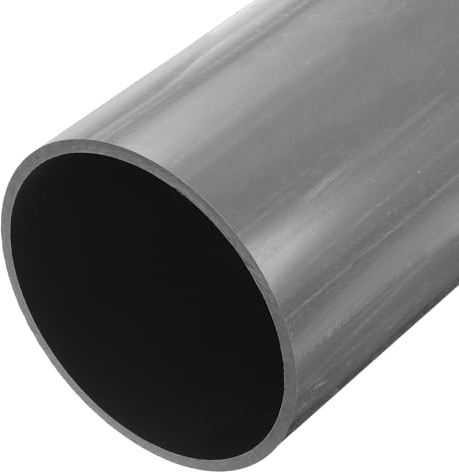 sourcing map Starres PVC-Rohr, rund, 14 cm, Innendurchmesser, 140 mm Außendurchmesser, 30,5 cm, hohe Schlagfestigkeit für Wasserleitungen, Aquarium, Aquarium, Gewächshaus, Garten, Grau