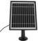 Panneau Solaire 10W, Preuves de L'eau IP66 et Support Réglable à 360 °, Caméras D'extérieur de Type C de Type C pour les Appareils Photo en Plein Air, Compatibles avec L'anneau, (BLACK)