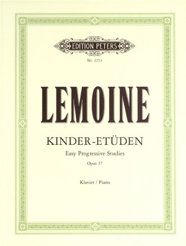 EDITION PETERS LEMOINE HENRY - 50 EASY PROGRESSIVE STUDIES OP.37 - PIANO Theorie und Pedagogik Klavier