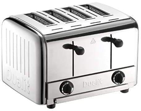 Dualit 49900 Catering 4-Slot Pop Up Toaster,Silver